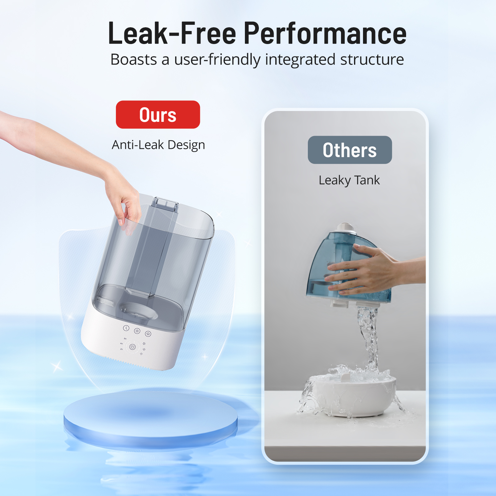 Buy Humidifiers for Bedroom Mideum Room Home, Paris Rhone 3.5L Cool