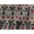thumbnail image 4 of oneOone Viscose Jersey Fabric Stripe & Paisley Ikat Decor Fabric Printed BTY 60 Inch Wide, 4 of 5