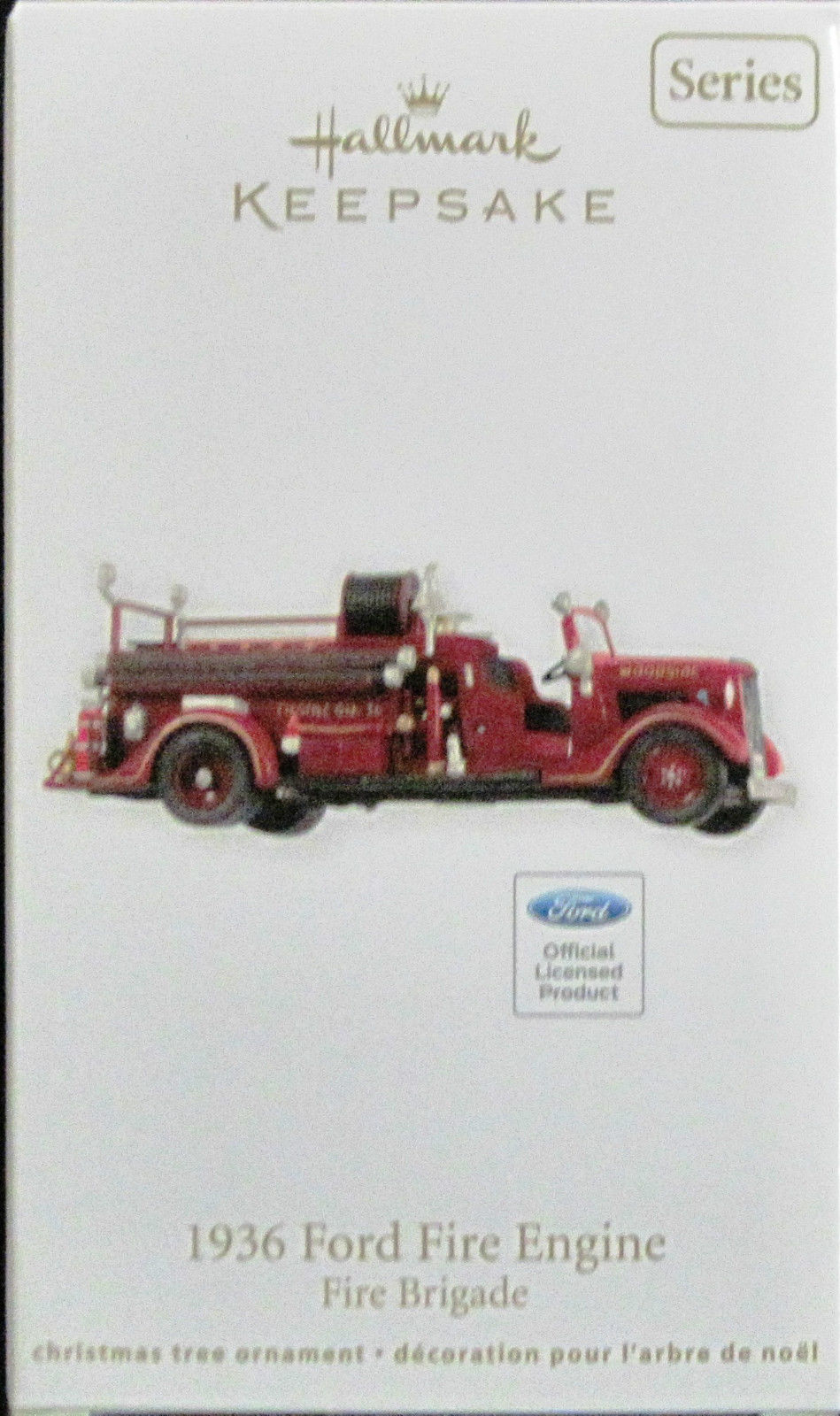 2012 Hallmark Ornament - 1936 Ford Fire Engine - 10th in Fire Brigade