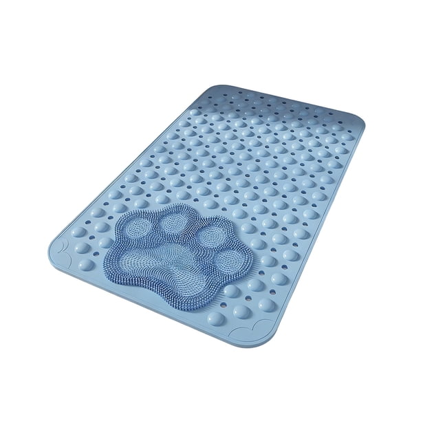 Alfombra de baño antideslizante para ducha, alfombra de baño con ventosas, alfombra de masaje de PVC ecológico para bañeras, alfombra absorbente para suelo de baño, alfombra antifatiga para cocina.