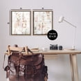thumbnail image 4 of Stupell Industries Subtle Chaotic Patterns Abstract Painting Brown Floater Framed Canvas Art Print Wall Art, 17 x 21, Set of 2, 4 of 10