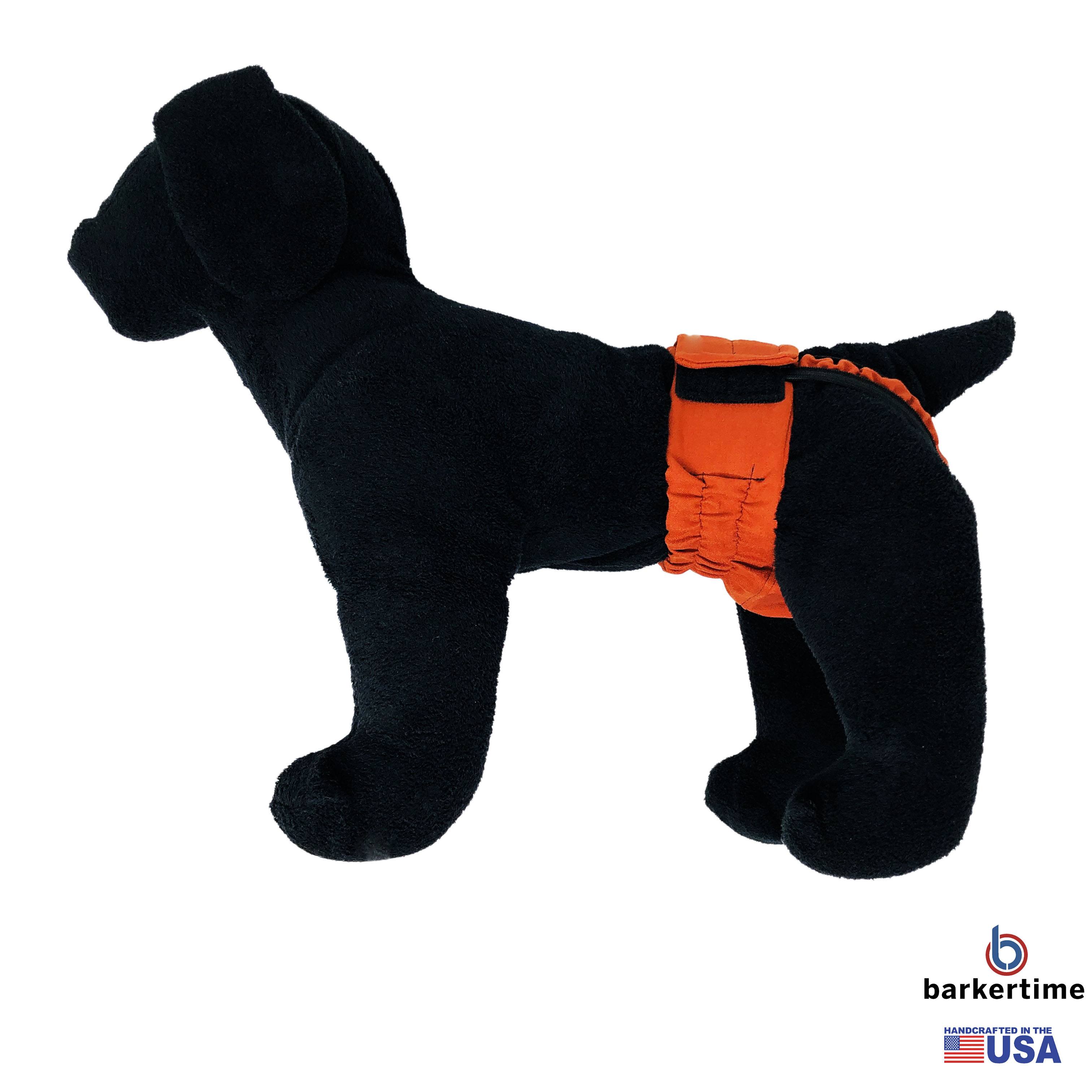 Barkertime Burnt Orange Dog Diaper Pull-up