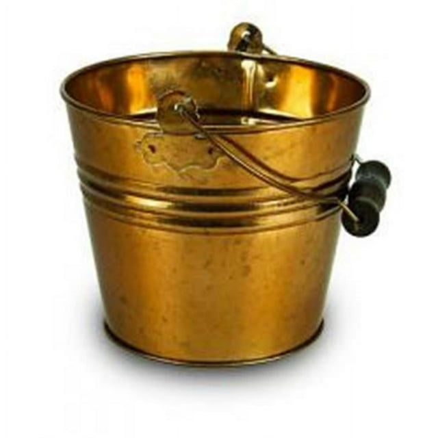 Robert Allen 211984 6 in. Banded Planter, Copper
