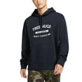 thumbnail image 2 of Free Hugs Just Kidding Don't Touch Me Funny Gift Pullover Hoodie Navy Blue, 2 of 7