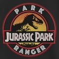 thumbnail image 2 of Girl's Jurassic Park Ranger T-Rex Silhouette Graphic Tee Black Large, 2 of 4