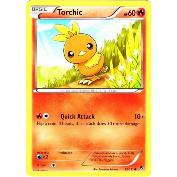 Pokemon Furious Fists Common Torchic #12
