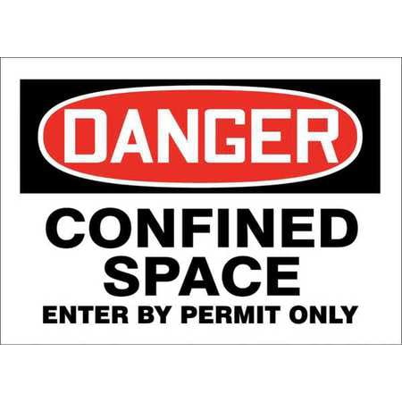 Danger Sign, Accuform Signs, 219080-7X10S, 7"Hx10"W
