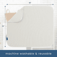 thumbnail image 6 of S&T INC. Dish Drying Mat, 16” x 18”, Absorbent Microfiber Kitchen Counter Mat, Dish Drying Pad for Dishes, Utensils, Pots and Pans, Large, Cream, 6 of 9