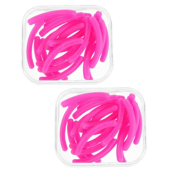 Homoyoyo Eyelash Curler Refill Pads Pink 48Pcs 1.4X0.08X0.08In