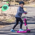 thumbnail image 2 of Skidee Kick Scooters for Kids, Adjustable Height, Foldable, LED Lights, Rear Brake, Ages 2-12, Pink, 2 of 6