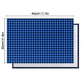 thumbnail image 6 of Blue Black Geometric Pattern Summer Placemats Table Placemats Set Of 4-Linen Kitchen Washable Placemats Table Mats 11.8"x17.7" Non-Slip Heat Resistant, 6 of 6