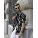 thumbnail image 2 of Camisa hawaiana para hombre, camisa de verano, camisa informal con estampado floral, camisa de playa para vacaciones, 2 of 6