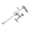 Only Clamp, variant on Fishing Rod Mount Gear Clamp on Rod Holder Adjustable Metal Construction Suitable for Boat Bridge Canoe Use