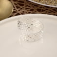 thumbnail image 5 of 12Pcs Silver/Golden Dinner Napkins Rings Set Napkin Rings Bulk Fall Dinner Table Decor Napkin Holder for Table Setting Decor Napkin Holder Ring Holder for Wedding Decorations Kitchen, 5 of 7