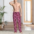 thumbnail image 2 of Balery Orchids Flowers Pantalones de pijama para hombre, pijama ultraligero, pantalón de descanso-3X-Large, 2 of 6