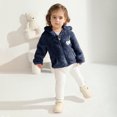 thumbnail image 5 of Usaibhir Baby Boys Girls Fleece Jackets Zip Up Hoodies Cute Bear Coats Fall Winter Fuzzy Jacket Newborn Boys Girls Outwear 0-3T, 5 of 12
