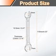thumbnail image 2 of Uxcell Double Open End Wrench 6mm x 7mm Metric U-Shaped Spanner, 2 of 8