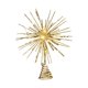 thumbnail image 2 of Estrella para la punta del árbol de Navidad | Lámpara colgante de estrella de hierro poligonal explosiva | Adorno dorado para la punta del árbol de Navidad para decoraciones festivas, 2 of 8