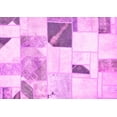 thumbnail image 1 of Ahgly Company Indoor Rectangle Patchwork Pink Transitional Area Rugs, 3' x 5', 1 of 4