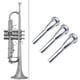 thumbnail image 5 of Boquilla de trompeta perfecl 3 piezas accesorios para instrumentos, 5 of 8