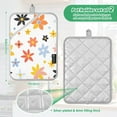 thumbnail image 6 of Yayeee Pot Holders Kitchen Heat Resistant with Pocket 7"x9.8" Cotton Oven Cooking Hot Pads, Colorful Retro Floral, 6 of 7