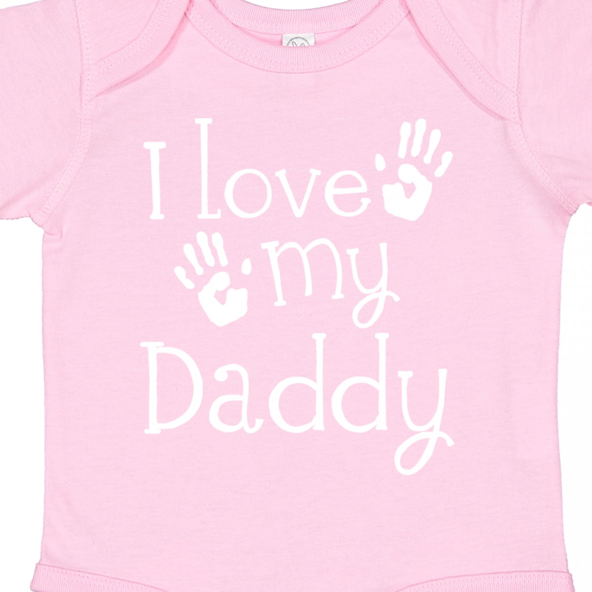 Inktastic I Love My Daddy Fathers Day Boys or Girls Baby Bodysuit