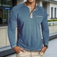 thumbnail image 2 of Krdevn Men's Long Sleeve T Shirt Soft Comfortable Casual Crew Neck Top for Everyday Wear,S, 2 of 7