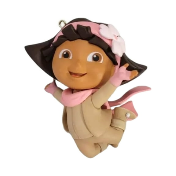 Nickelodeon Dora the Explorer Christmas Ornament 38 Dora with Gift