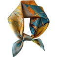 thumbnail image 1 of Bufanda de seda para mujer, bufandas grandes de seda para mujer, elegante bufanda de seda, estola para el pelo, pañuelo largo y ligero de seda, pañuelo para el cuello, regalo para mujer, 1 of 4