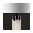 thumbnail image 2 of Safavieh  Couture Lighting 28-inch Chavez Alabaster Table Lamp - 15 IN W x 15 IN D x 28 IN H Black/White, 2 of 5