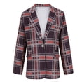 thumbnail image 2 of Puntoco Blusa Informal De Manga Larga Con Botones Para Mujer, Abrigo, Chaqueta, Moda, 2 of 5