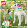 thumbnail image 2 of Play Day Large Unicorn Character Inflatable Sprinkler Pool Game, Ages 3 & up, Unisex, 2 of 5