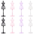 thumbnail image 1 of MasteelfCA 8pcs Mini Doll Dress Support Mannequin Model Full Dress Stand Doll Clothes Mannequin, 1 of 8