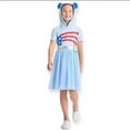 thumbnail image 3 of Care Bears Girls Americana USA Flag Costume Dress with Hood for Small 6/7, 3 of 3