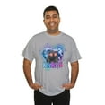 thumbnail image 5 of Cute Funny Cat Lover Heart Shape Karma T-Shirt Unisex Heavy Cotton Tee, 5 of 5