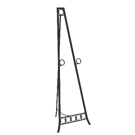 Abode 84 56 Inch Metal Adjustable Decorative Metal Tripod