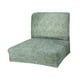 thumbnail image 4 of Funda para asiento de silla con respaldo corto, funda para taburete de mostrador para banquetes de restaurante Verde oscuro, 4 of 8