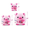 thumbnail image 4 of Snackles Licensed 8 inch (Sangaria Strawberry Ramune) Piggy Plush, Soft Stuffed Animal Toy by ZURU, 4 of 6