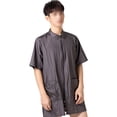 thumbnail image 2 of EeaseCA Hair Dye Clothes Simple Hair Treatment Short Sleeve Work Clothes for Man Woman (Grey M), 2 of 7