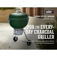 thumbnail image 4 of Weber Original Kettle Premium 22" Green Charcoal Grill, 4 of 14