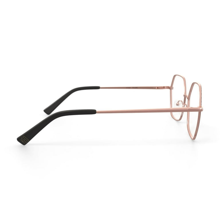 Keo Women's Koda Oversized Prescription Eyeglasses with Case, Rose
