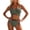 Green*, variant on RUTAYY Women's Bikini Sets 2 Piece Swimwear Crisscross Tankini Tops with High Waisted Bottoms Beach Pool Swimsuit