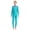 Lake Blue, variant on Hansber Girls Long Sleeve Dance Unitards Gymnastics Leotards Full Body Rhinestones Figure Skating Bodysuit with Hairband Black 6