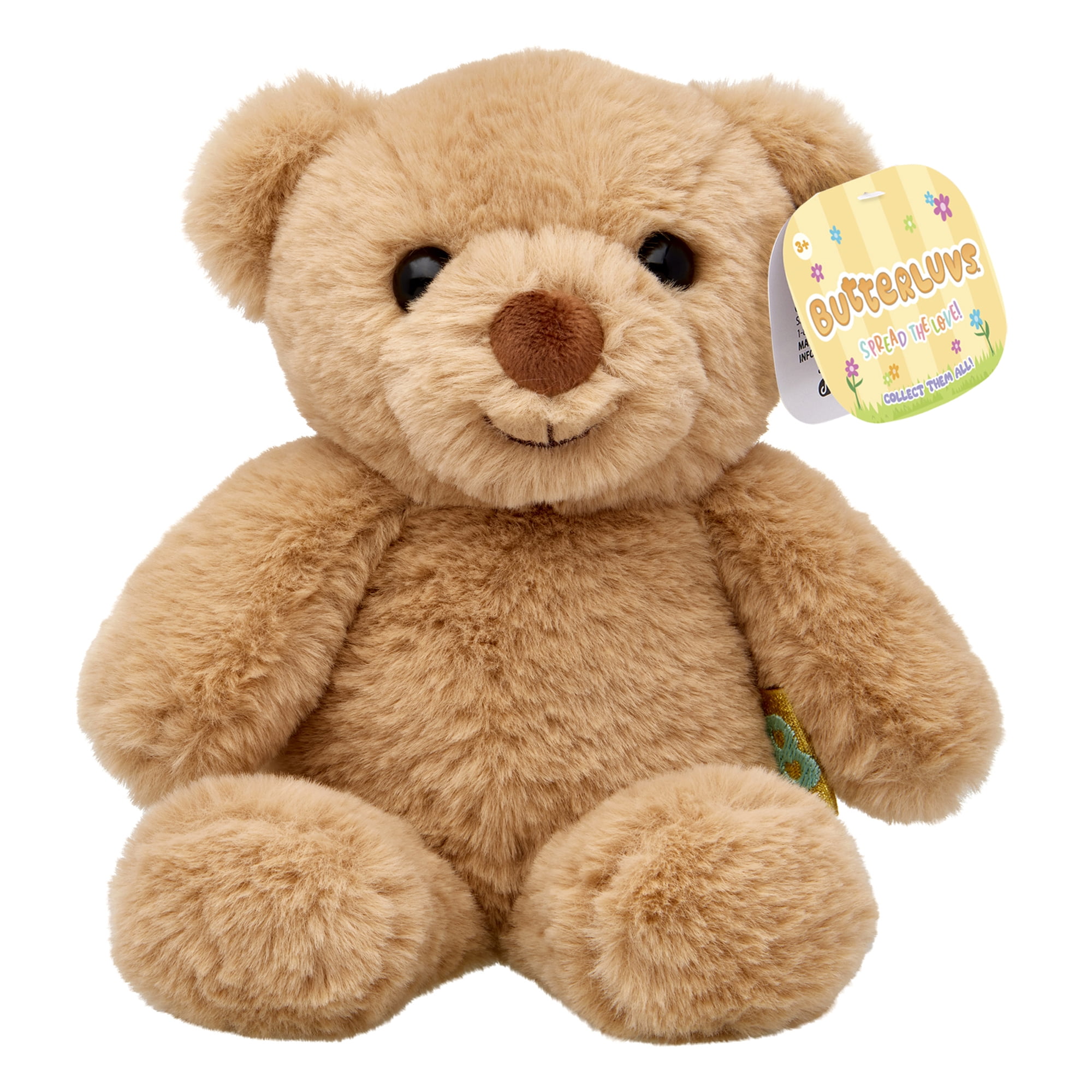 RoseArt ButterLuvs Plush Teddy Bear Stuffed Animal  6  Super Soft Tan Cuddly Bear Toy