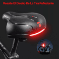 thumbnail image 4 of Sillín de  Bicicleta Negro Belug  Asiento para Bicicleta, 4 of 4