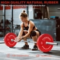 thumbnail image 3 of FlexWave Bumper Weight Plates, 55 lb Pair, Colored, 2-Inch Hole, 3 of 8