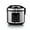 5 Qt Stainless Steel, variant on Gourmia 3 Qt Rice & Grain Cooker & Steamer 12 Cup Cooked (6 Cup Uncooked) Stainless Steel