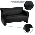 thumbnail image 3 of Flash Furniture HERCULES Majesty Series Black LeatherSoft Loveseat, 3 of 10