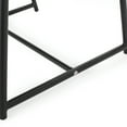 thumbnail image 5 of GDF Studio Crowningshield Outdoor Iron Side Table, Matte Black, 5 of 6