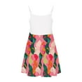 thumbnail image 7 of 5-6 Years Girl's Short Sleeve Floral Print Loose Casual Long Maxi Dress with Pockets 4-12 Years, 7 of 7